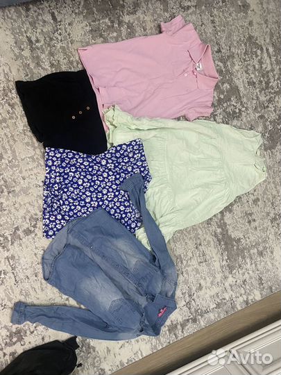Детские вещи пакетом на девочку 128