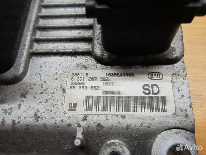 Блок управления Двигателем Opel Corsa C 1.2