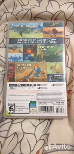 Zelda breath of the wild Nintendo switch