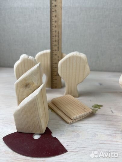 Набор из дерева для детского творчества