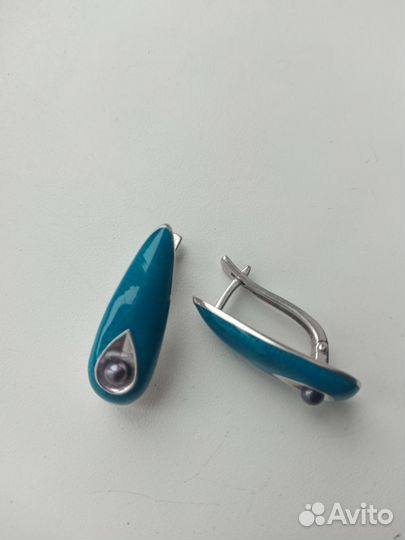 Серьги,кольцо, серебро