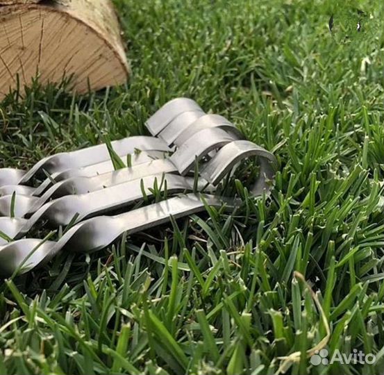 Шампуры с металлической ручкой- кольцо