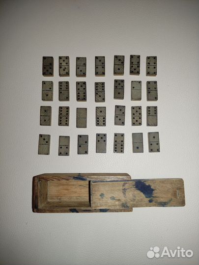 Домино деревянное можга СССР редкое раритет