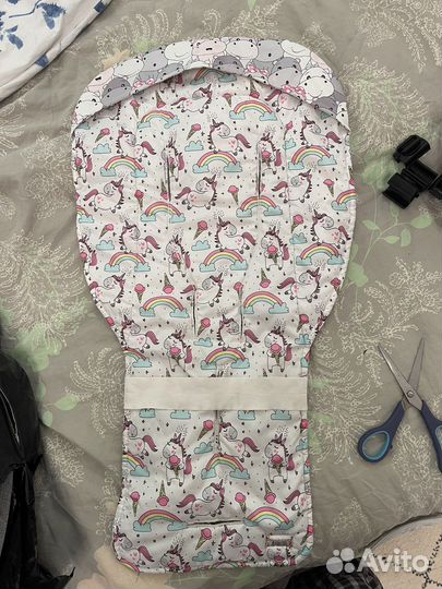 Матрасик двухсторонний для bugaboo