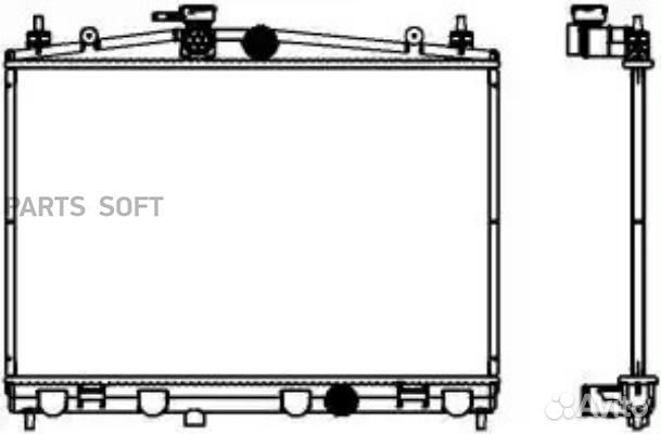 Радиатор охлаждения Ниссан Джук 09- 16