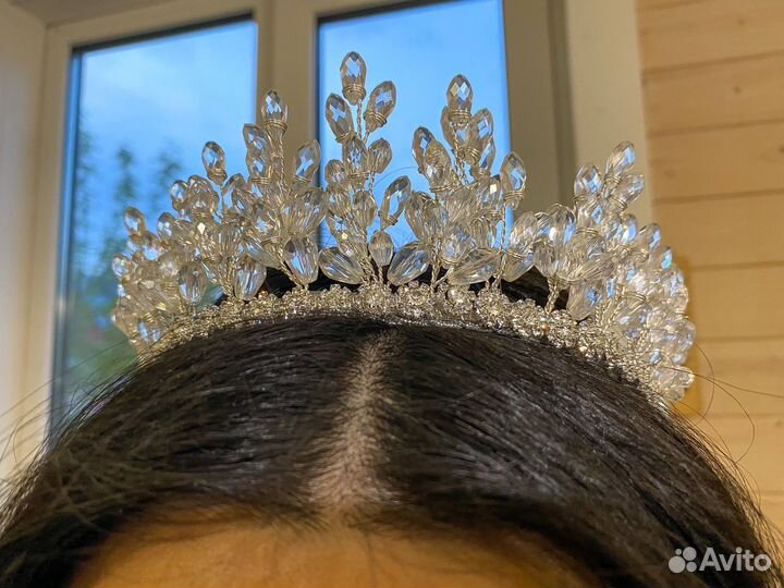 Корона диадема свадебная Zlata