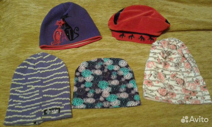 Детские шапочки для девочек
