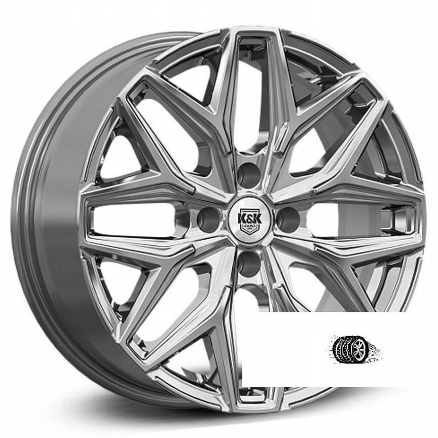 Литые диски K&K 7×R17 5×108