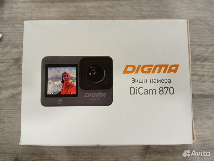 Digma DiCam 870 4K экшн-камера