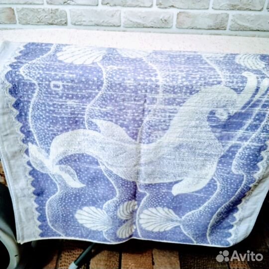 Простыни махровые и полотенце, СССР, б/у