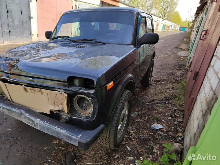 LADA 4x4 (Нива) 1.7 МТ, 2016, битый, 103 801 км