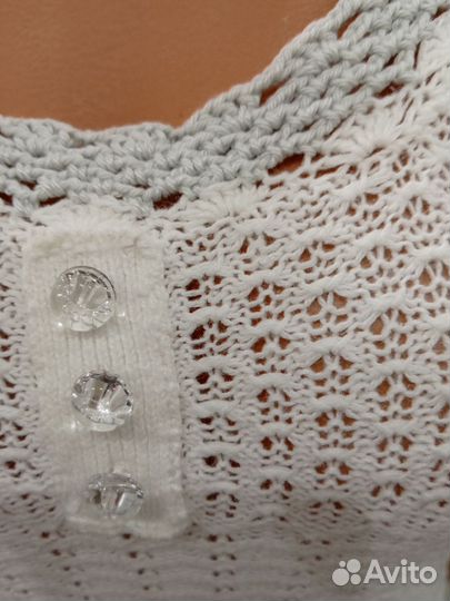 Платье вяз. крючком, р. 44-46 Видео