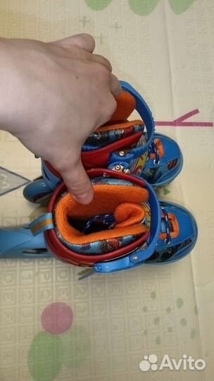 Роликовые коньки kreiss xs 26-29 р. Hot Wheels