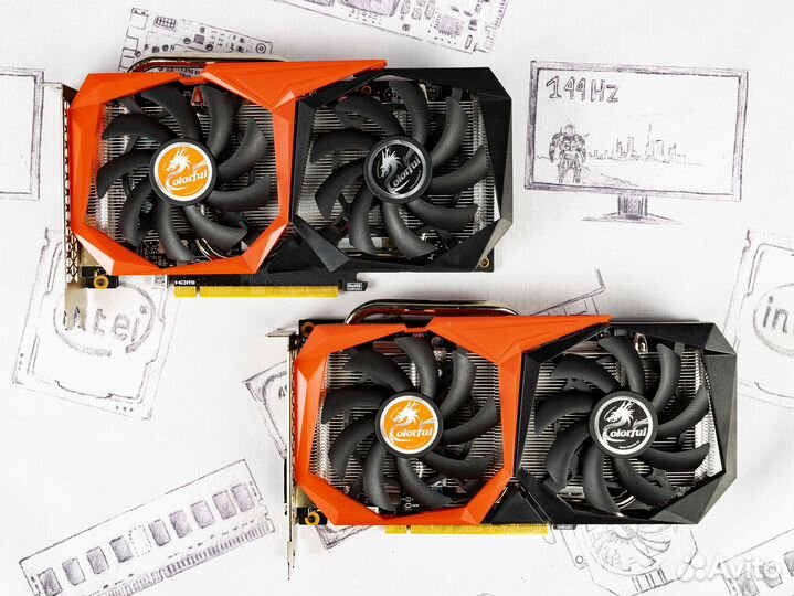 Видеокарта Colorful RTX2060 6Gb