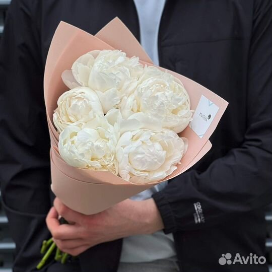 Заказать букет пионов