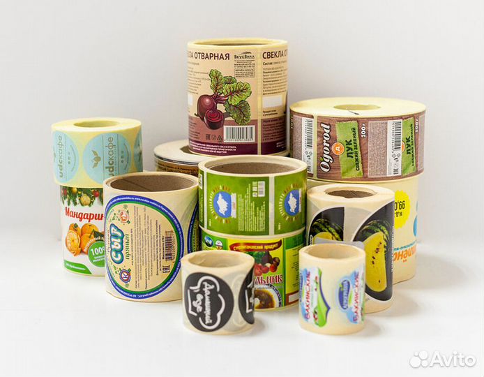 Печать этикеток самоклеящиеся этикетки