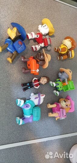 Игрушки щенячий патруль фигурки и фиксики набор