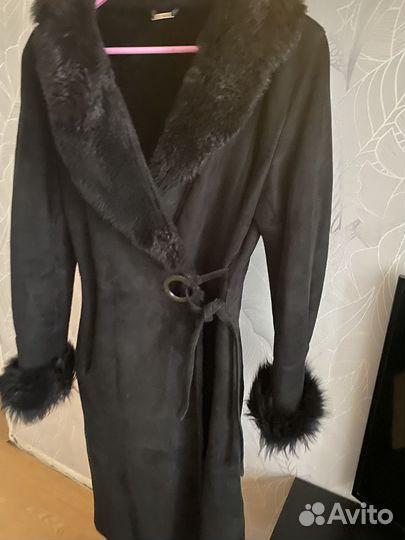 Дубленка натуральная женская 46 размер