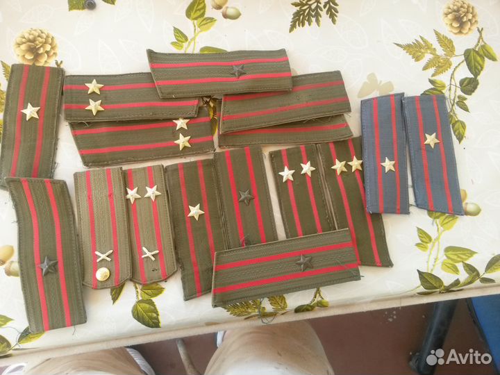 Погоны новые и б/у старшего офицера СССР
