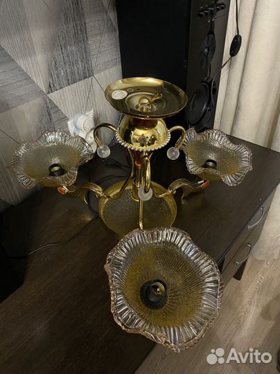 Люстра потолочная бу