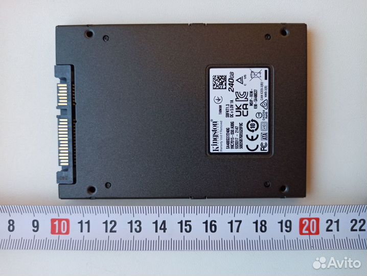 Внутренний SSD-диск Kingston SA400S37/240G 240гб