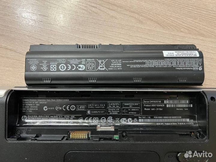 Ноутбук hp Pavilion dv6