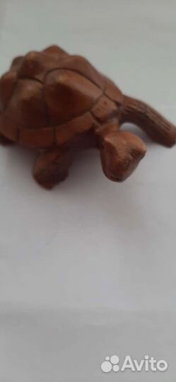 Черепаха фигурка из дерева