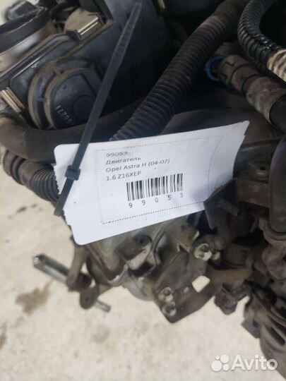 Двигатель opel zafira B 2008 рест. 1,6 Z16XEP/Z16X
