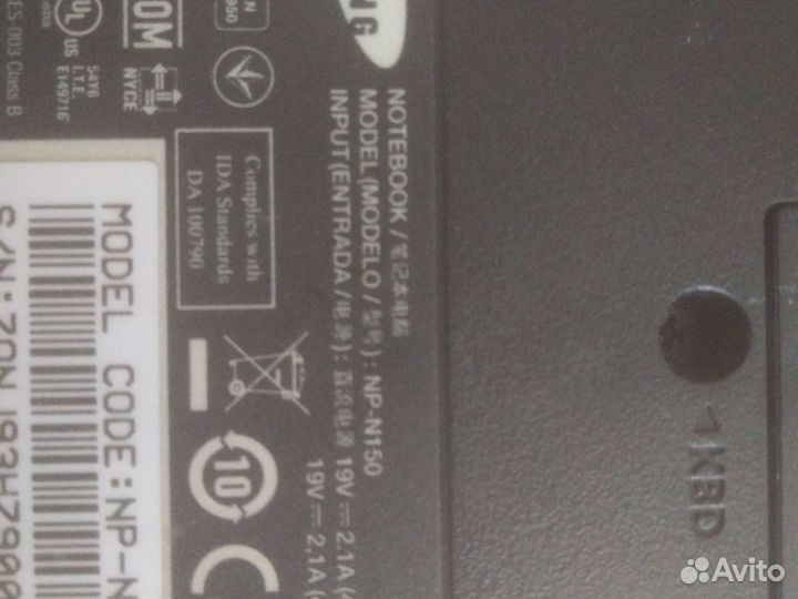 Продаю ноутбук на запчасти