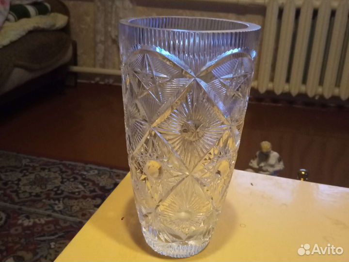 Ваза хрустальная большая СССР