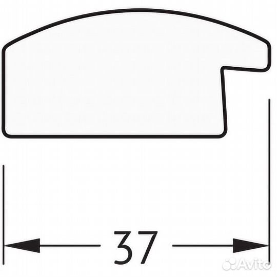 Зеркало Evoform Definite 150х70 BY 0764 в багетно
