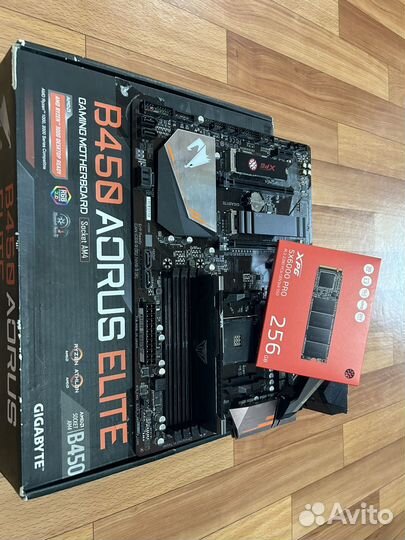 Материнская плата с озу и SSD