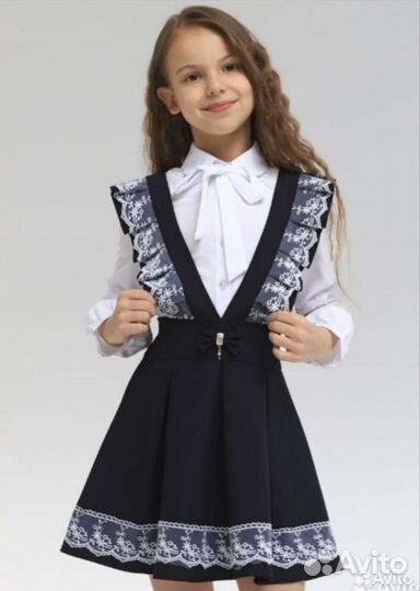 Сарафан школьный праздничный