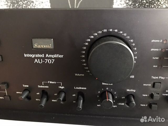 Усилитель Sansui AU-707 двойное моно