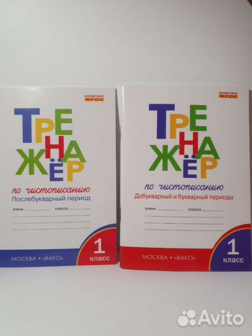 Тренажёр по русскому языку 1 класс, прописи