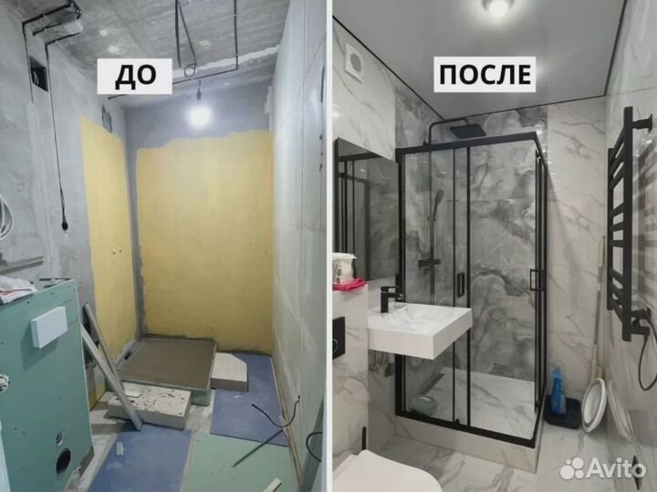 Ремонт санузлов панелями пвх под ключ