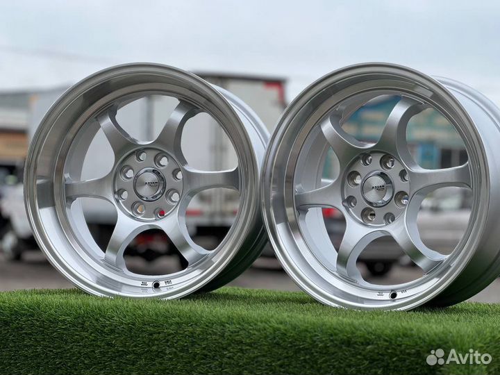 Разноширокие диски Advan racing r16 4x100/114.3