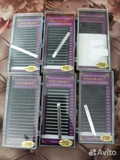 Ресницы для наращивания бу