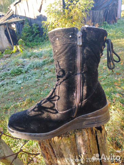 Зимние женские сапоги 38 новые натуральные
