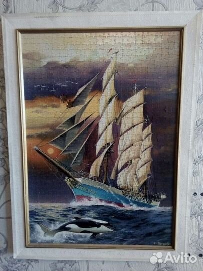 Большая картина из пазлов 