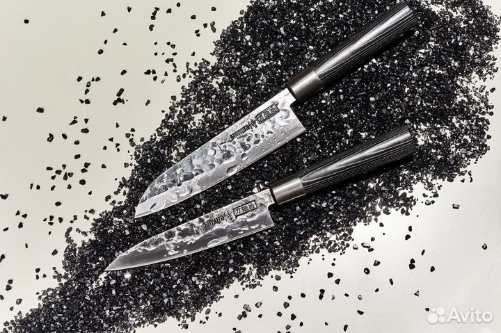 Набор из 3-Х ножей samura blacksmith