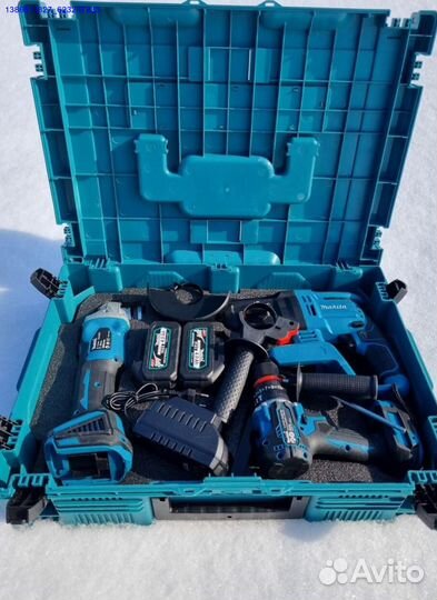 Шуруповерт перфоратор болгарка набор (Арт.42876)