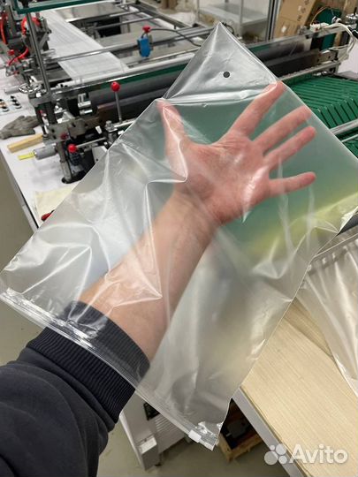 Прозрачные Zip-Lock пакеты с бегунком