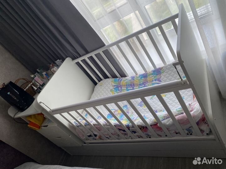 Кроватка трансформер детская оптипром-А жираф
