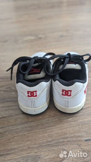 Dc shoes кроссовки, оригинал, детские,кожа