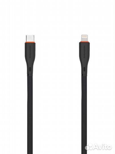 Кабель Type-C-Lightning iPhone 5C 27W 1м Чёрный