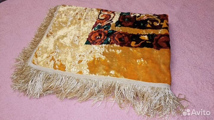 Плюшевая скатерть СССР Винтаж