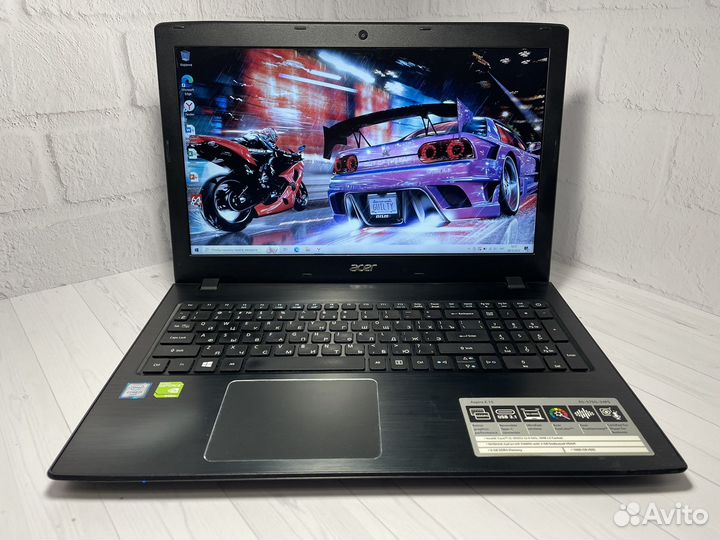 Игровой ноутбук Acer i3/6gb/2видеокарты/FHD/SSD+HD