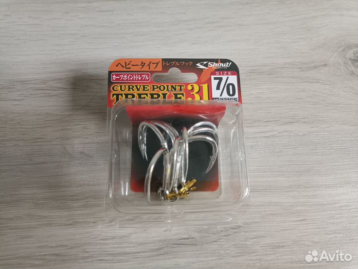 Тройник морской Shout Curve Point Treble 231CS