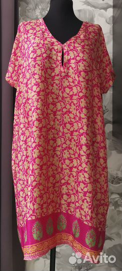 Шёлковое платье туника Bizarre 46-48